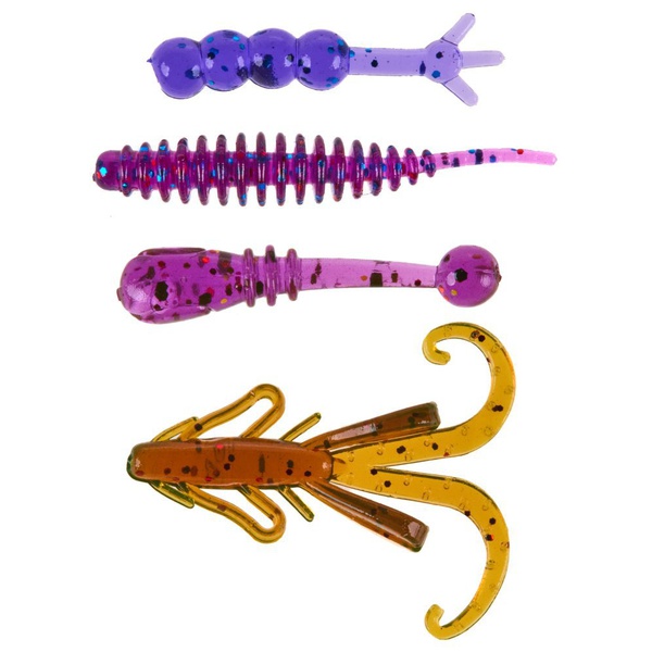 Набор слагов и твистеров Lucky John Pro Series Mormo Pack Set 05 (100 шт)