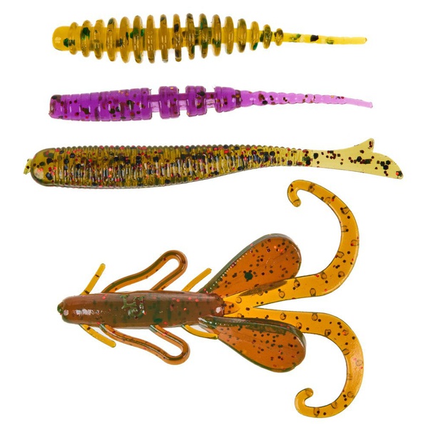 Набор слагов и твистеров Lucky John Pro Series Street Fishing Pack Set 06 (46 шт)