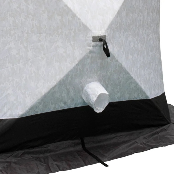 Палатка для зимней рыбалки Следопыт Куб Premium 1,8х1,8 м Arctic Camo/серый
