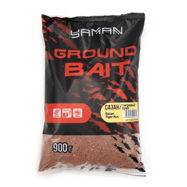 Прикормка Yaman Sazan (сазан, 0.9 кг) тигровый орех