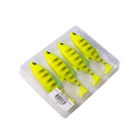 Виброхвост тонущий Lucky John 3D Series Anira Soft Swim 5" (12,7 см / 4 шт) A02
