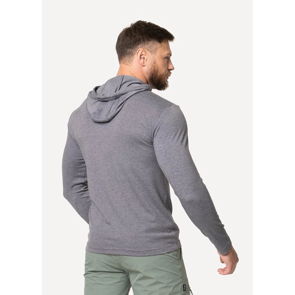 Футболка Сплав Soul L/S (с капюшоном) серый меланж