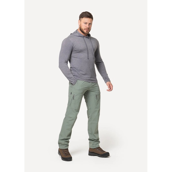 Футболка Сплав Soul L/S (с капюшоном) серый меланж