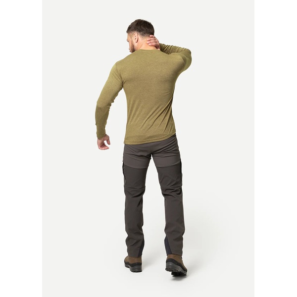 Футболка Сплав Soul L/S (с капюшоном) темно-зеленый меланж