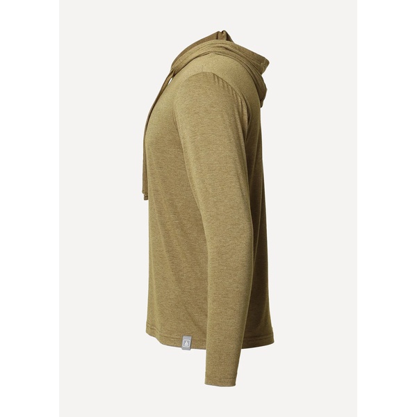 Футболка Сплав Soul L/S (с капюшоном) темно-зеленый меланж