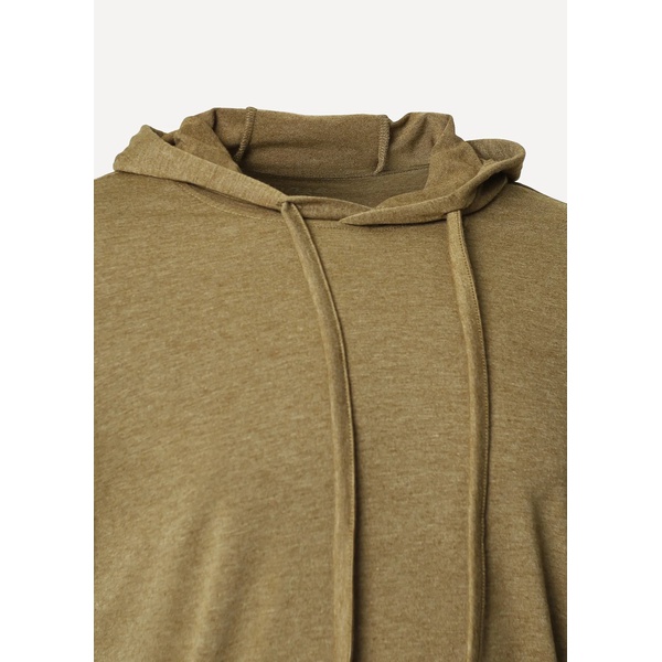 Футболка Сплав Soul L/S (с капюшоном) темно-зеленый меланж