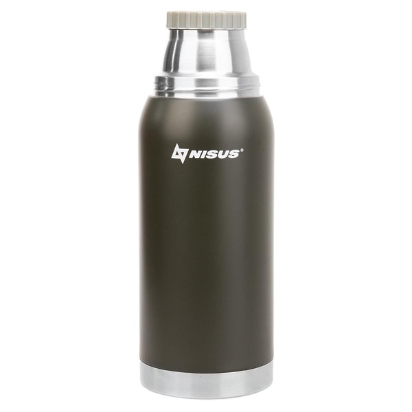 Термос Nisus N-TM-039-KC (2 крышки-кружки, чехол) 1000 мл