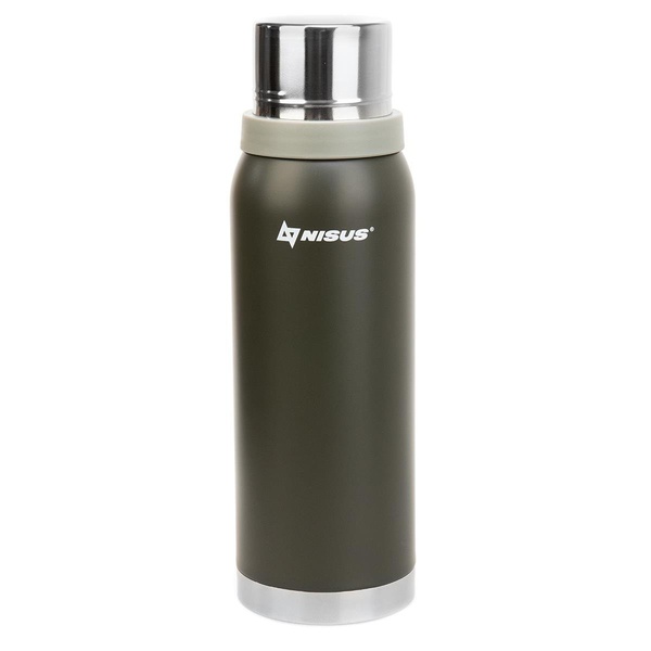 Термос Nisus N-TM-040-K (2 крышки-кружки) 1200 мл