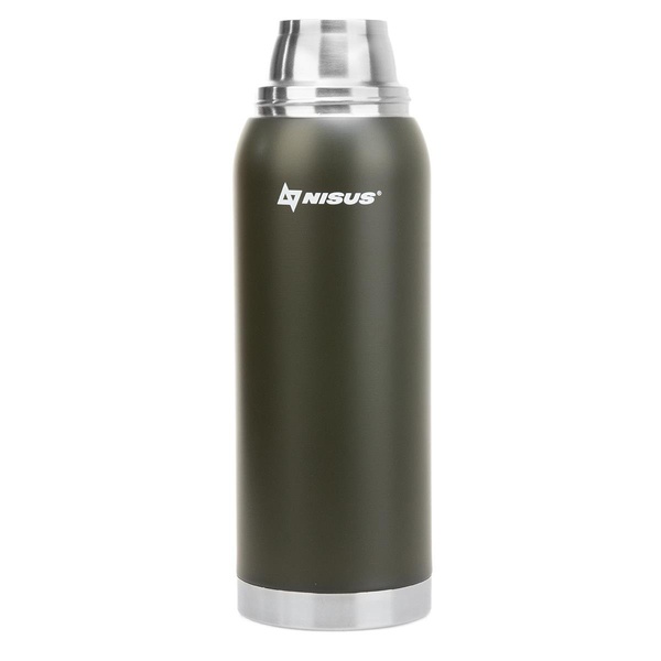 Термос Nisus N-TM-040-K (2 крышки-кружки) 1200 мл