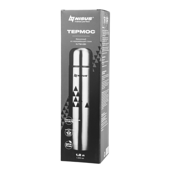 Термос Nisus N-TM-051C (чехол) 1200 мл