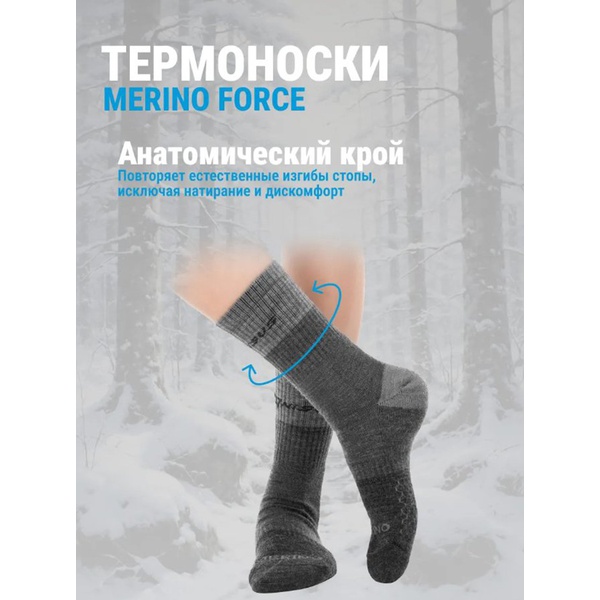 Термоноски Nisus Merino Force
