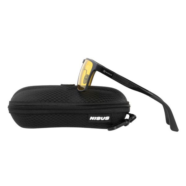 Очки поляризационные Nisus N-OP-LZ0320-Y (в жест.чехле) жёлтый