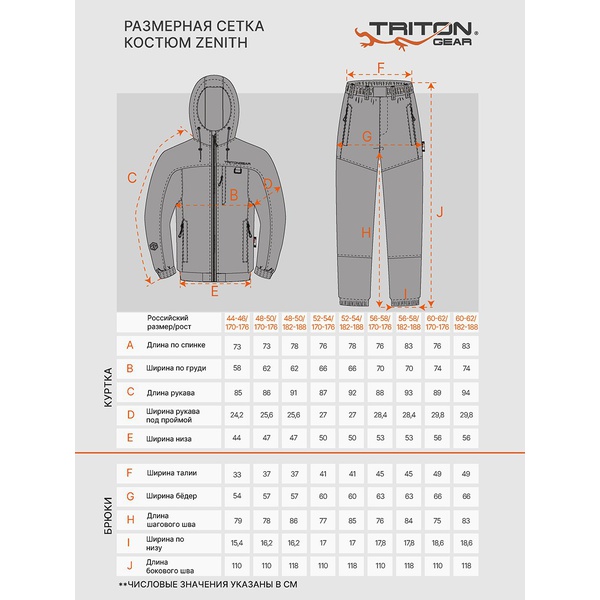 Костюм Тритон Tritongear Zenith Хаки