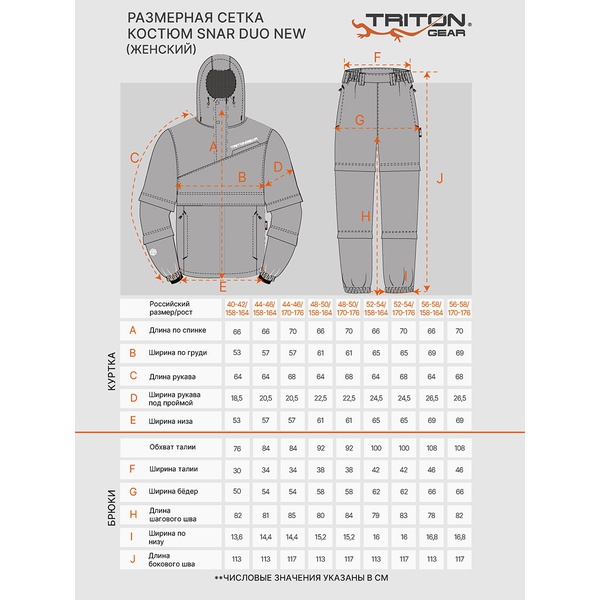 Костюм женский Тритон Snar Duo New (Хлопок)