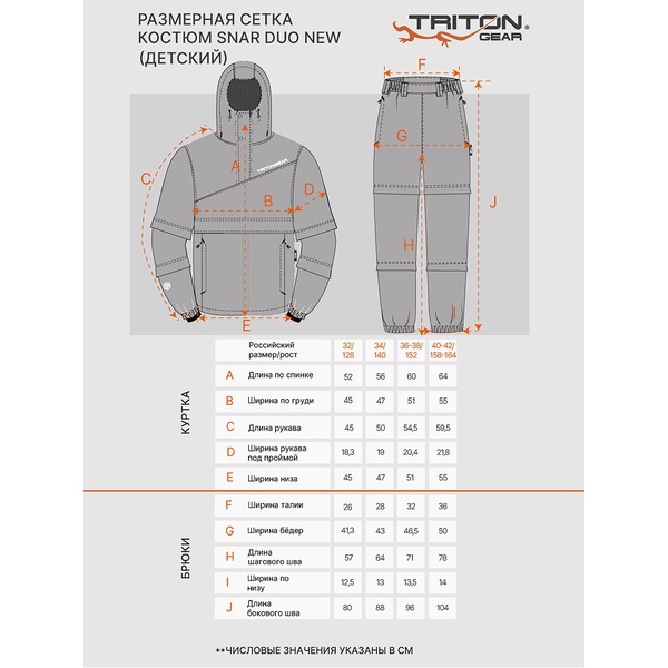 Костюм детский Тритон Snar Duo New (Хлопок)