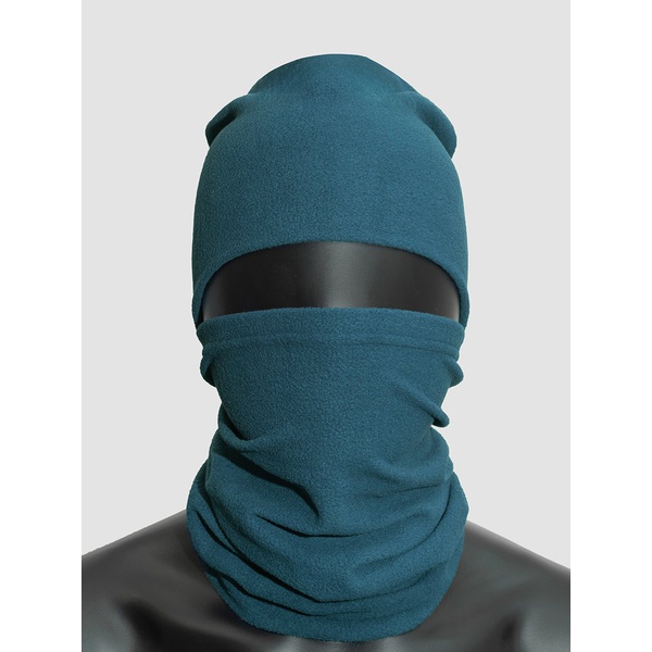 Шапка Тритон Fleece с балаклавой (Флис 130 г/м²) Синий