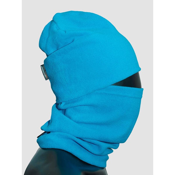 Шапка Тритон Fleece с балаклавой (Флис 130 г/м²) Светло-синий