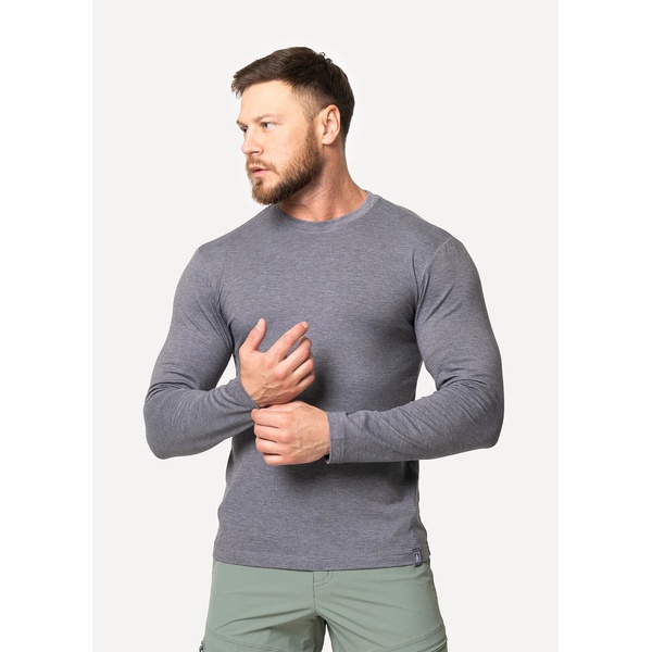 Футболка Сплав Soul L/S серый меланж