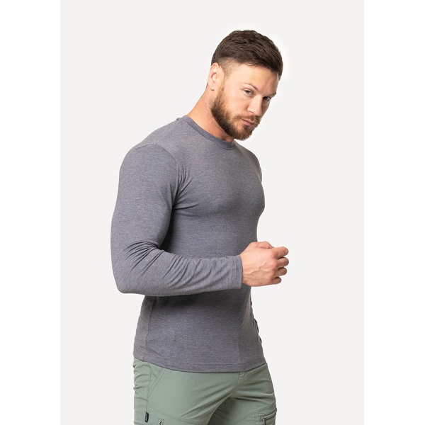 Футболка Сплав Soul L/S серый меланж