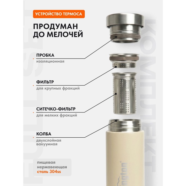 Термос Remington ThermalCore 500 Beige