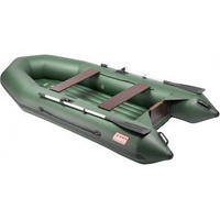 Лодка моторно-гребная Тонар Капитан А330 (надувное дно) зеленый