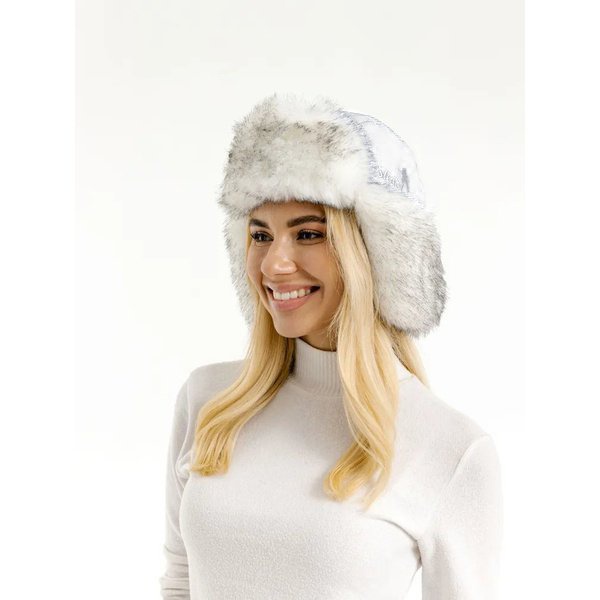 Шапка-ушанка женская Skadi Gear Skadi (с маской) Белый/Белый волк