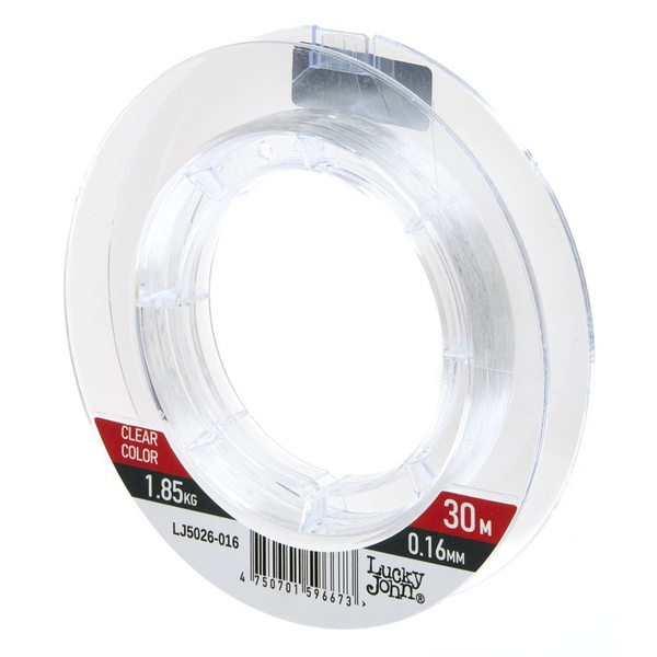 Леска монофильная Lucky John Ice Soft Fluorocarbon Ø 0.16 мм/тест 1.94 кг/30 м