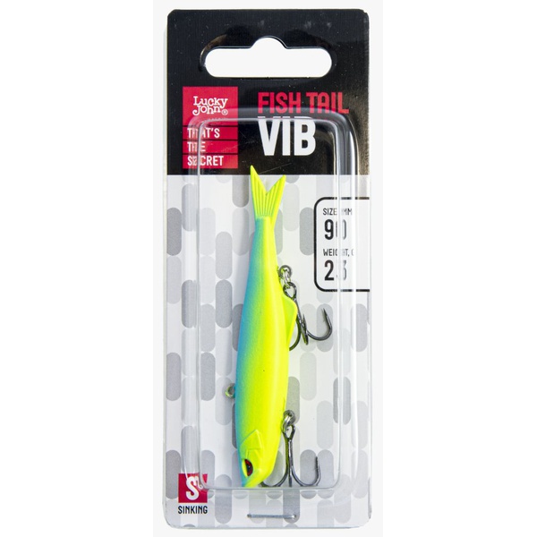 Воблер тонущий Lucky John Fishtail Vib S 90 345