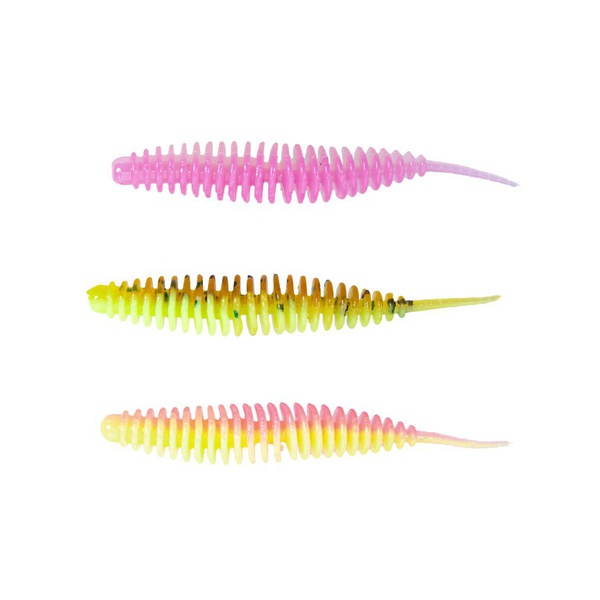 Слаги съедобные искусственные Lucky John Pro Series Ultraworm 2,0in (5 см/30 шт) Mix 2