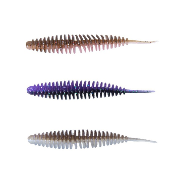 Слаги съедобные искусственные Lucky John Pro Series Ultraworm 2,0in (5 см/30 шт) Mix 3