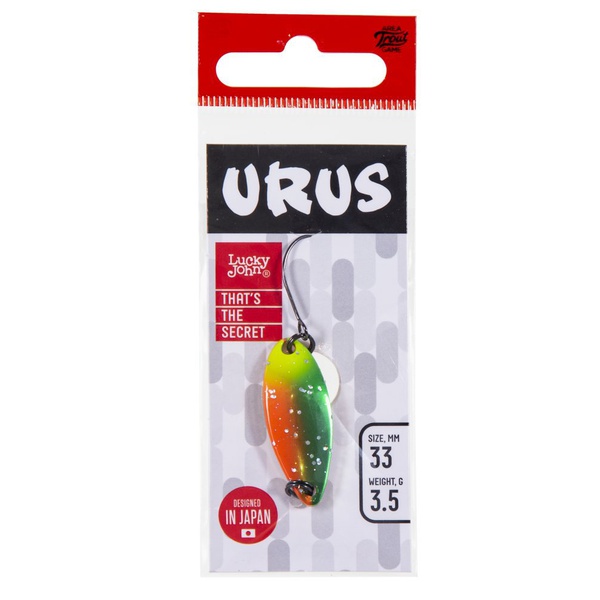 Блесна колеблющаяся Lucky John Urus (33 мм/3,5 г) 077