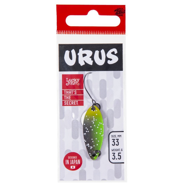 Блесна колеблющаяся Lucky John Urus (33 мм/3,5 г) 081