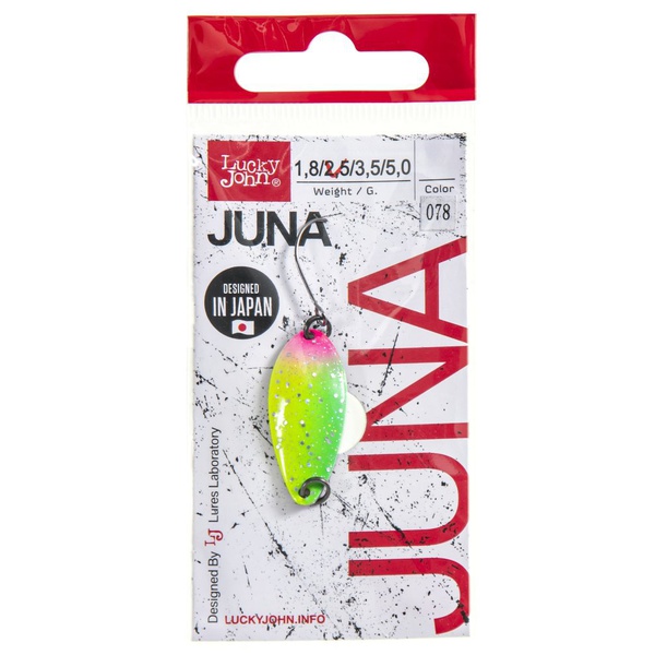 Блесна колеблющаяся Lucky John Juna (30 мм/2,5 г) 078