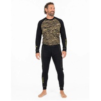 Термобелье Huntsman Camoline (тк. Diamond Флис) Camo/Чёрный