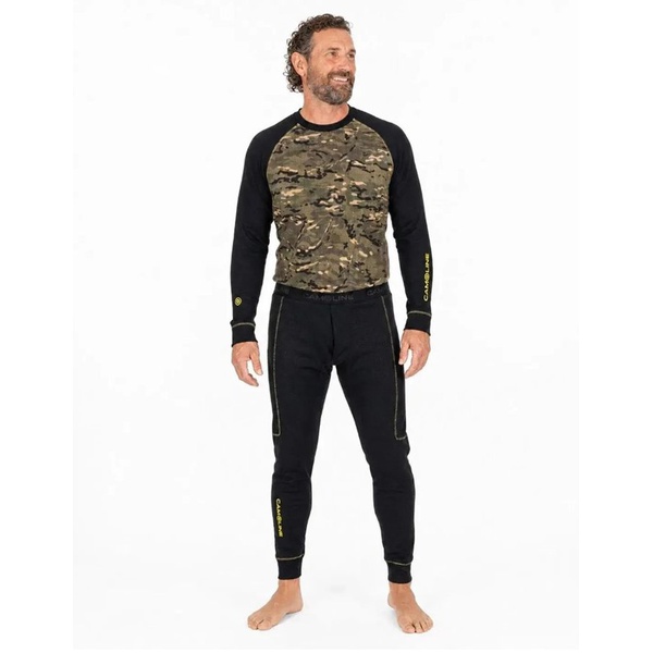 Термобелье Huntsman Camoline (тк. Diamond Флис) Camo/Чёрный