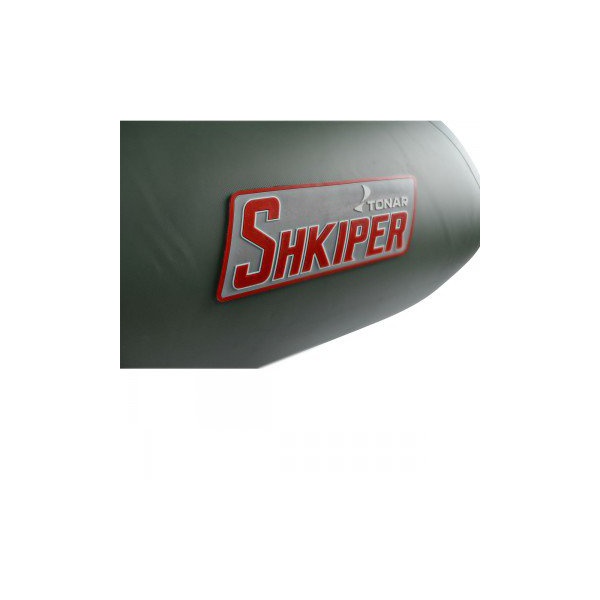 Лодка Тонар Шкипер А260 (надувное дно) зеленый