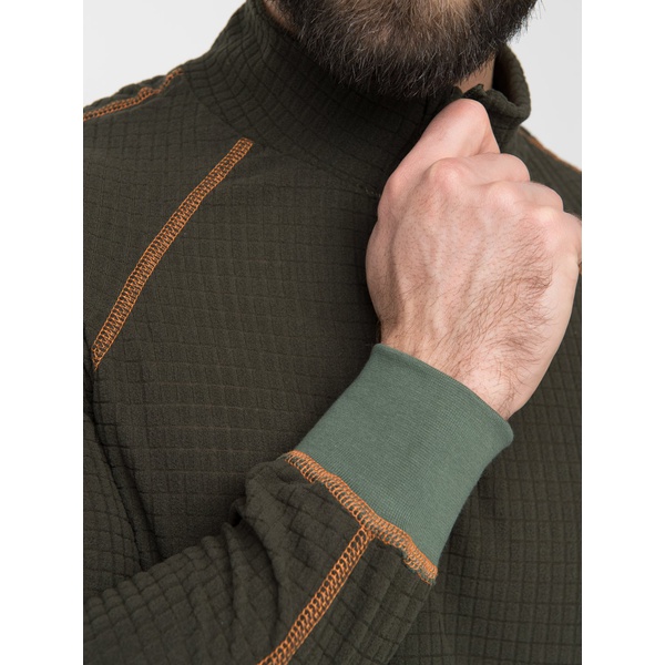 Термобелье Huntsman Thermoline Zip фактурное Хаки