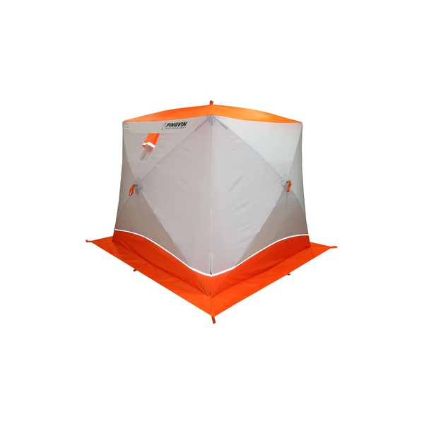 Палатка для зимней рыбалки Пингвин Призма Brand New (2-сл) (каркас В95Т1) бело-оранжевый