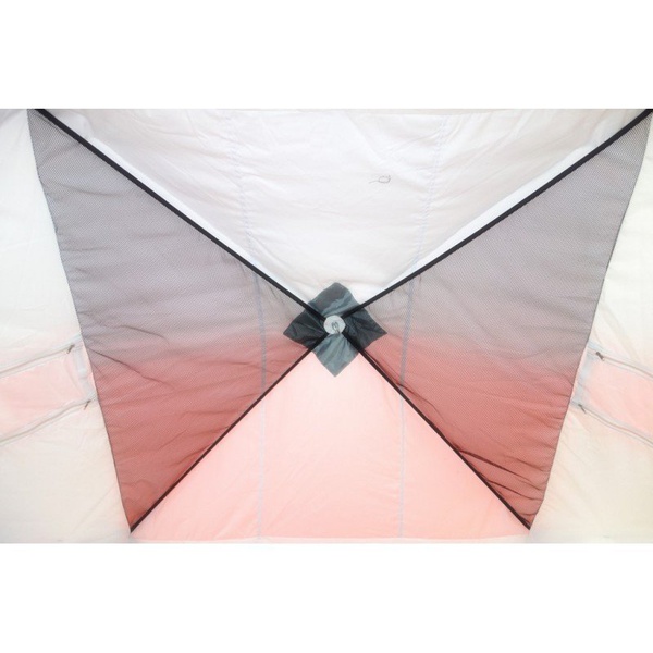 Палатка для зимней рыбалки Пингвин Призма Brand New (2-сл) (каркас В95Т1) бело-оранжевый