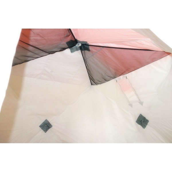 Палатка для зимней рыбалки Пингвин Призма Brand New (2-сл) (каркас В95Т1) бело-оранжевый