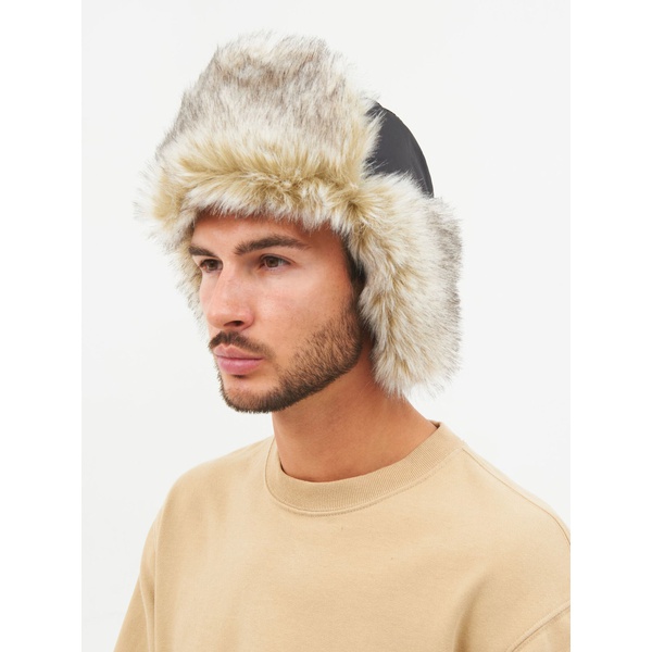 Шапка-ушанка Huntsman Евро (с маской) чёрный, Волк