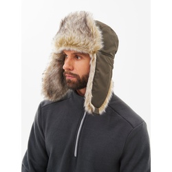 Шапка-ушанка Huntsman Евро (с маской) хаки, Волк