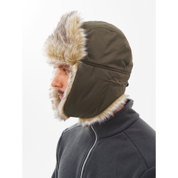 Шапка-ушанка Huntsman Евро (с маской) хаки, Волк