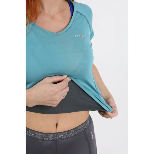 Термофутболка женская Сплав Sprint cyan