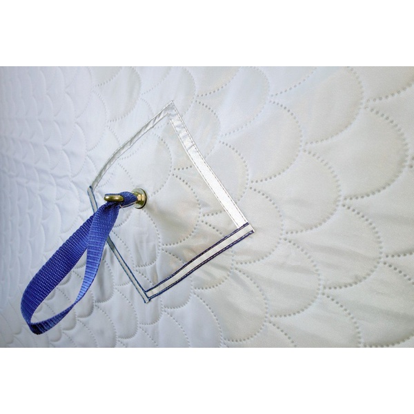 Палатка для зимней рыбалки Пингвин Призма Термолайт (каркас композит) бело-синий