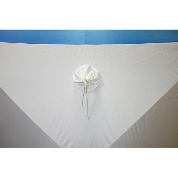 Баня походная Пингвин Призма (1-сл.) (каркас композит) бело/синий