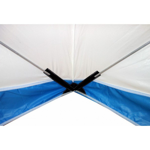 Баня походная Пингвин Призма (1-сл.) (каркас композит) бело/синий