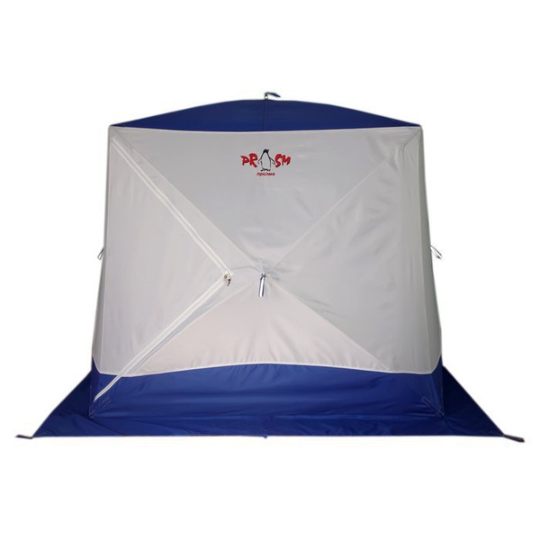 Баня походная Пингвин Призма Премиум (1-сл) (каркас композит) бело-синий